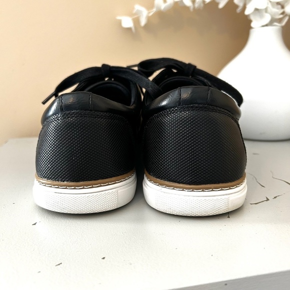 Steve Madden Men’s Garett Black Lace Up Casual Oxford Sneaker Size 9.5 - Picture 5 of 16